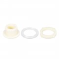 Uxcell Abs Bulkhead Tank Fitting Adapter For Rain Bucket Aquariums Water Tanks Ponds 1-1 2pt Female