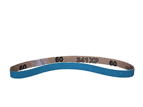 1 2 X 18 In Sanding Belts 60 Grit 24 Pack Zirconia Band File For Metal Wood Marine And Composites Professional Grade Air Belt