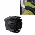 Downspout Adapter Plastic Drain Replacement Downpipe Converter Connector With Screws Gutter Black L 3x4in