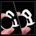 Double Gripping Nylon Hose Clamps 20pcs 5 5-6mm Adjustable Snap Grip Plastic Clamp For Fuel Line Hoses Plumbing 