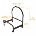 Kuafu Semi Truck Spare Tire Carrier Rack Adjustable Universal Rim Holder