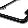 Au-tomotive Gold Inc Officially Licensed Uv Print Logo On Black Polycarbonate Notched License Plate Frame For Corvette C7