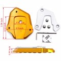 Httmt- Extension Kickstand Pad Sidestand Plate Cnc Anodized Compatible With Suzuk Gsxs750 Gsxs1000 2017-2019 P N Gzsp-jd-029