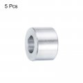 Uxcell 5pcs Aluminum Spacer 3 8 Bore X 4 Od 1 2 Length Screw Standoff Bushing Plain Finish Round Metal For Id Screws Bolts And