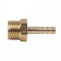 X Autohaux 4mm Hose Id 1 4 Npt Male Pipe Car Brass Tail Barb Fitting Connector For Joiner Air Water Fuel 5 Pcs