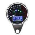 Keenso Motorcycle Speedometer Lcd Tachometer Digital Led Display 0-160km H With Water Proof Abs Shell Anti Glare Lens