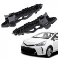 G-plus Front Left Right Side 1pair Bumper Brackets Compatible With Toyota Prius V To1042118 To1043118 5211647030 5211547030