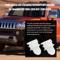 Anxingo 4pcs 11561829 Grille Retainer Clip Replacement For Hummer H3 2006-2010 H3t 2009-2010