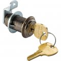 1-3 16 Long Cylinder Lock Antique Brass Keyed Alike