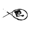 Metal Thumb Throttle Cable Accelerator Handle Assembly For 7 8 In 22mm Handlebars Fits Chinese 50cc To 250cc Atv Quad Go Kart 