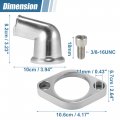 X Autohaux 90a Swivel Water Neck Thermostat Housing Gasket Seal Kit For Chevrolet Sbc Bbc Small Block Big Chevy 283 302 305 327
