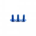 Motorcycle Bolts Nuts Cnc Bolt Kit Installation For Ex250r Ex300r Ninja 400 Z800 Aftermarket Hardware Blue