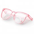 Stylish Safety Glasses Clear Anti-fog Anti-scratch Protective For Men And Women Pink 