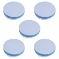 Tool Guy Republic 3 Microfiber Polishing Pad Hook And Loop Blue Soft Foam 5 Pack