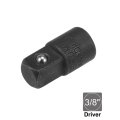 8pcs 1 4 Drive F To 3 8 M Socket Reducer Adapters Female Male Cr-v Steel Black