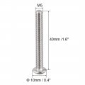 Uxcell M5x40mm Machine Screws Hex Socket Round Head Screw 304 Stainless Steel Fasteners Bolts 20pcs