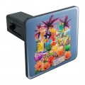 Tropical Vacation Happy Hour Beach Bar Drinks Tow Trailer Hitch Cover Plug Insert