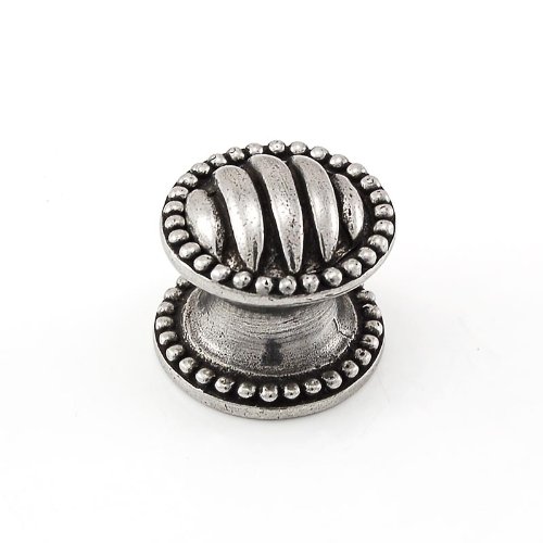 Vicenza Designs K1066 Sanzio Lines and Beads Knob Two-Tone Large Vicenza Designs K1066 Sanzio Lines and Beads Knob Two-Tone Large