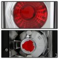Acanii For 2000-2006 Ford Excursion 95-06 Econoline Van E-series Chrome Tail Lights Rear Brake Lamps Pair Left Right Titanium