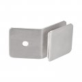 Uxcell Stainless Steel 135 Degree Glass Clamp 4pcs For 8-12mm Thickness Single Side Square Frameless Corner Bracket Clip Shower