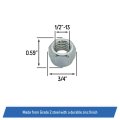 Elastic Type Hex Lock Nut 1 2 -13 Replacement For Scag 04021-07