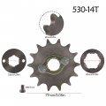 Tdpro 530 20mm 14t Chain Sprocket Cog For 125cc-350cc Dirt Pit Bike Atv Go Kart