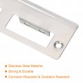 Uxcell Door Strike Plate 128mm X 42mm 201 Stainless Steel Latch Deadbolt For Frame Jamb Silver