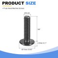10-24 X 3 4 Truss Head Phillips Machine Screws Full Thread Drive 304 Stainless Steel 18-8 Black Oxide Finish Quantity 100
