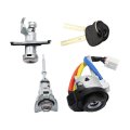 Secosautoparts 1 Set Car Full Lock Cylinder Compatible With Hyundai Sonata Hybrid 2009-2015 8 Key Ignition Start Barrel