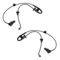 Rear Abs Speed Sensor Pair For Toyota Highlander 2004 2005 2006 2007 Driver And Passenger Side 2 Prong Female Blade Terminal 