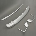 Hood Molding Fog Light And Front Bumper Valance Panel For 2021 2022 2023 2024 Gmc Yukon Xl Abs Plastic Chrome Finish Cb-2530
