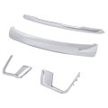 Hood Molding Fog Light And Front Bumper Valance Panel For 2021 2022 2023 2024 Gmc Yukon Xl Abs Plastic Chrome Finish Cb-2530