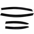 Labwork Black 4 Pieces Window Visors Shade Sun Rain Wind Guards Cover Replacement For 2006-2011 Honda Civic