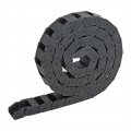 Uxcell R18 10mm X 15mmi Inner H Wi Black Plastic Cable Wire Carrier Drag Chain 1m Length For Cnc