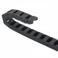 Uxcell R18 10mm X 15mmi Inner H Wi Black Plastic Cable Wire Carrier Drag Chain 1m Length For Cnc