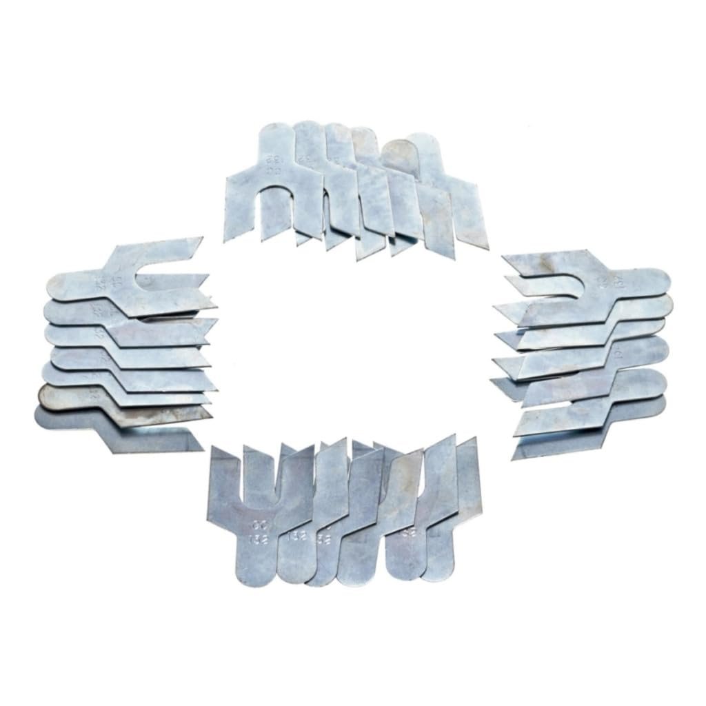 Alignment Shim For 1994 1995 1996 Chevy Impala Nylon Silver 50 Pieces 0 03 Thickness Front Vehicle Specific Fit