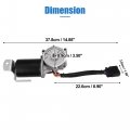 Uxcell Gear Motor Transfer Case For Ram 1500 2011-2015 2500 2014-2015 4wd Actuator Cadillac Escalad 68089746aa