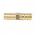 X Autohaux 10mm Brass Barb Hose Fitting Straight Union Connector For Air Water Gas Oil 5pcs