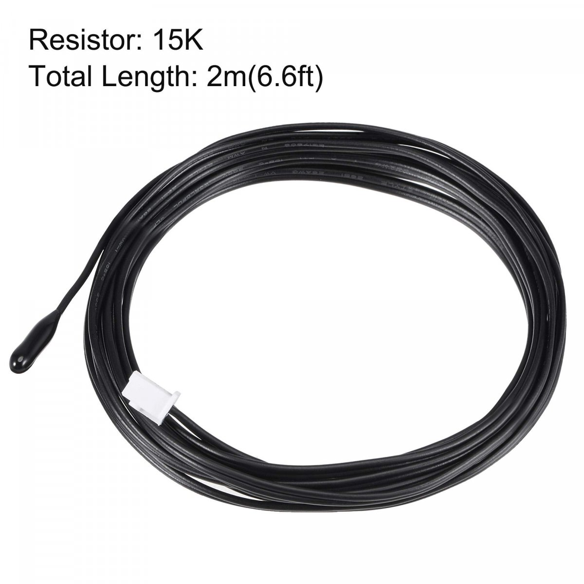 5pcs 15k Ntc Temperature Sensor Probe 6 6ft Digital Thermometer Extension Cable