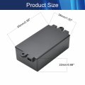 Jutagoss 5pcs Junction Box Abs Plastic Electrical Project Dustproof Universal Enclosure Connection Boxes With Ear 2 56 X 1 50 0