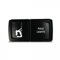 Ch4x4 Rocker Switch V2 Pole Lights Symbol Horizontal Green Led