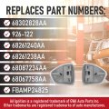 Replacement Side Mirror Turn Signal Light Lamp Set Replaces 68302828aa 926-122 68261240aa Compatible With Dodge Trucks Ram 1500