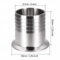 Uxcell Clamp Hose Adapter 2 0 Inch Flange To 2 Barb Fitting