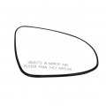 Ocpty Right Passenger Side Exterior Mirror Glass View Fit For 2014-2019 Toyota Corolla W O Heated Chrome Convex Outside