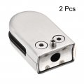 Uxcell Glass Clamp Adjustable 6-8mm Thickness 55x33mm Stainless Steel Bracket Clip For Balustrade Staircase Handrail
