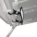Utv 15 Wide Rear View Mirror Convex With 2 Clamp For Can-am Honda Horizontal Cross Bars 