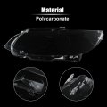X Autohaux 1 Pair Car Front Headlight Headlamp Lense Clear Lens Cover Cap Pc Shell For Bmw M3 2008-2013 No 63117182517