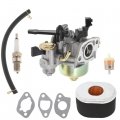 16100-zh8-w61 Carburetor With Air Filter Fuel Replacement For Honda 16100zh8w61 Gx160 5 5hp Gx200 6 Engine 