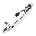 Exterior Chrome Door Handle Front Driver Side 72184t2aa01 Outside For 2013-2017 Elegant Finish Abs Material With Sensor