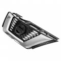 Front Upper Grille For 2017 2020 Nissan Rogue Chrome Black And Silvery Radiator Hood Grill Assembly Replacement 623106fl0b